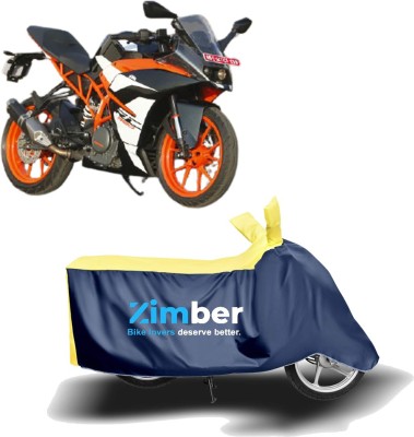 ZIMBER Two Wheeler Cover for KTM(RC 200, Yellow, Blue)