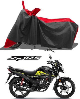 KEDIT Two Wheeler Cover for Honda(SP 125, Red)