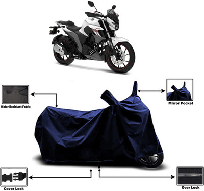 Amexride Two Wheeler Cover for Yamaha(FZS 25, Blue)