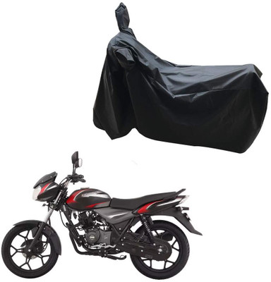 KEDIT Two Wheeler Cover for Bajaj(Discover 125 DTS-i, Black)
