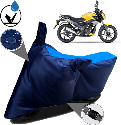 DeepShakshi AUTOMOTIVE Waterproof Two Wheeler Cover for TVS(Raider, Blue)