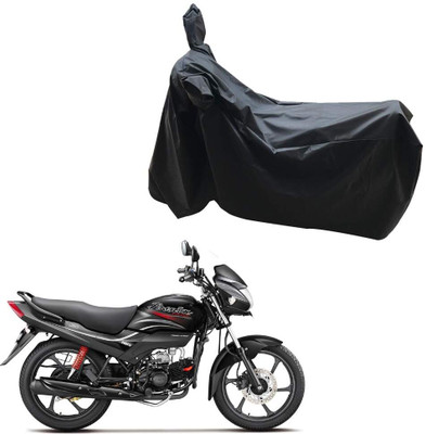KEDIT Two Wheeler Cover for Hero(Passion Pro, Black)