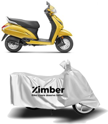 ZIMBER Two Wheeler Cover for Honda(Activa 5G, Silver)