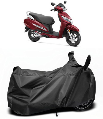 MADAFIYA Two Wheeler Cover for Honda(Activa 5G, Black)