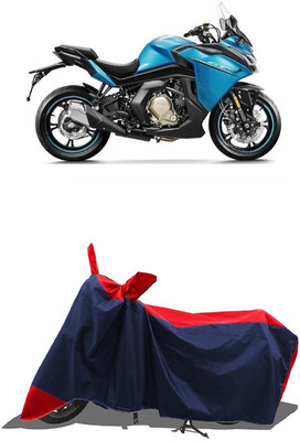 SUGASHRI Waterproof Two Wheeler Cover for CFMoto(400GT, Red, Blue)
