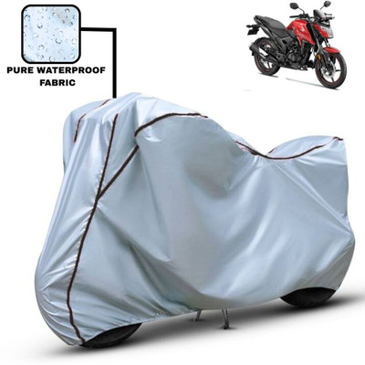 Delphinium Waterproof Two Wheeler Cover for Honda(Xblade, Silver, Black)