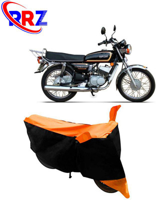 RRZ Waterproof Two Wheeler Cover for Yamaha(RX135, Black, Orange)