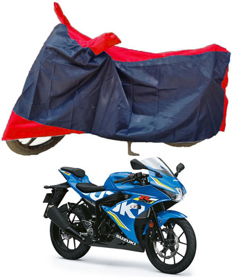 MMSSTAR Waterproof Two Wheeler Cover for Suzuki(Gixxer, Red, Blue)