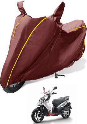 Auto Hub Waterproof Two Wheeler Cover for Aprilia(SR 125, Maroon)