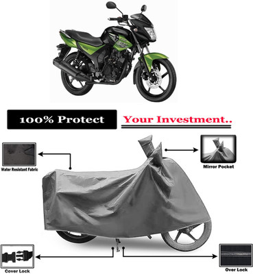 Amexride Two Wheeler Cover for Yamaha(SZ RR V2.0 BS6, Grey)