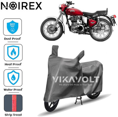 NOIREX Two Wheeler Cover for Royal Enfield(Bullet 350, Grey)