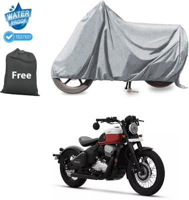 CODOKI Waterproof Two Wheeler Cover for JAWA(42, Silver)