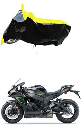 VESMEI Two Wheeler Cover for Kawasaki(Ninja ZX 10R BS6, Yellow)