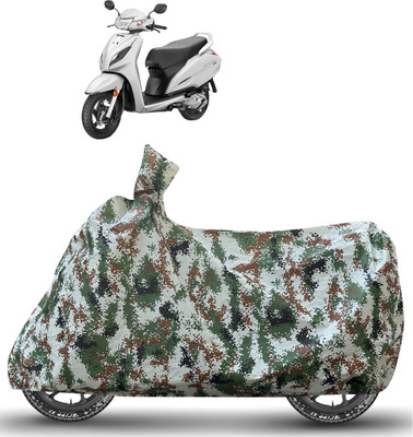 Caronix Waterproof Two Wheeler Cover for Honda(Activa, Green)