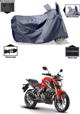 GOSHIV-car and bike accessories Waterproof Two Wheeler Cover for Honda(Grey)