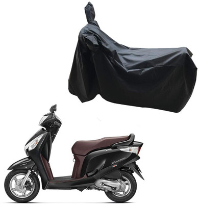 AASHTIK MART Two Wheeler Cover for Honda(Aviator, Black)