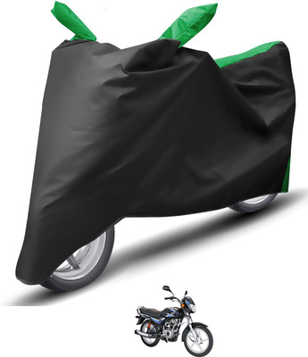 Caronix Waterproof Two Wheeler Cover for Bajaj(CT 100, Green)