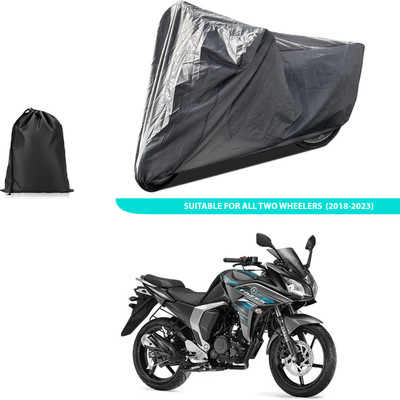 GOSHIV-car and bike accessories Two Wheeler Cover for Yamaha(Fazer-FI BS6, Grey)