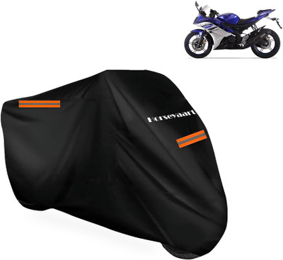 Horseyaart Waterproof Two Wheeler Cover for Yamaha(YZF R15 Ver 2.0, Black)