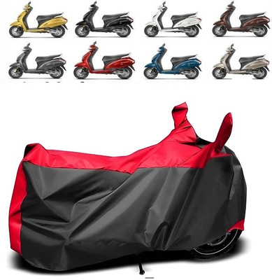 smwzxyu Waterproof Two Wheeler Cover for Honda(Activa 6G, Red, Black)