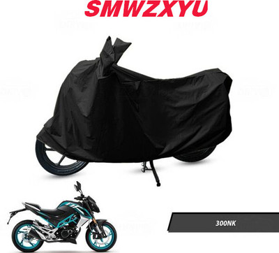 DeepShakshi AUTOMOTIVE Waterproof Two Wheeler Cover for CFMoto(300NK, Black)