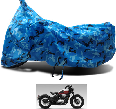 Euro Care Waterproof Two Wheeler Cover for JAWA(Bobber 350, Blue)