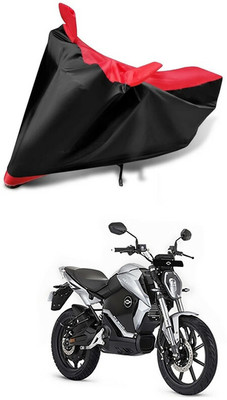 AutoGalaxy Waterproof Two Wheeler Cover for Revolt(RV 300, Red, Black)