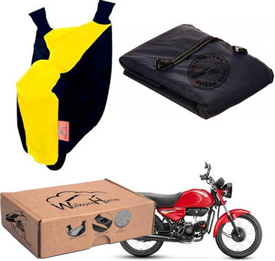 WolkomHome Waterproof Two Wheeler Cover for Hero(HF Dawn, Yellow, Blue)