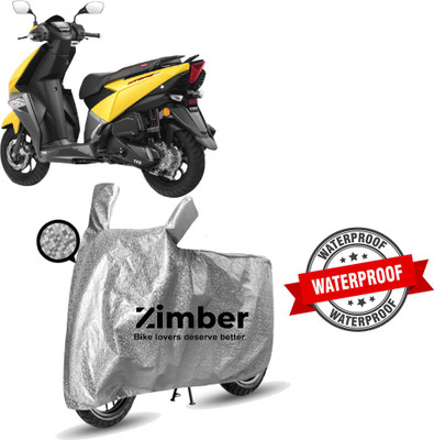 THE REAL ARV Two Wheeler Cover for TVS(NTORQ, Silver)