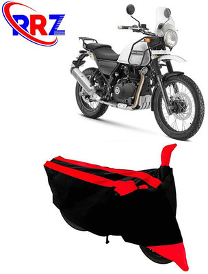 RRZ Waterproof Two Wheeler Cover for Royal Enfield(Himalayan, Black, Red)