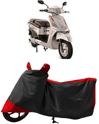 GROFATIK Two Wheeler Cover for Hero(Electric NYX e5 BS6, Red)