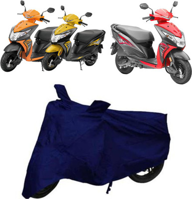 Mdstar Waterproof Two Wheeler Cover for Hero, Honda, TVS, Yamaha, Hero Electric, Universal For Bike(Dio, Blue)
