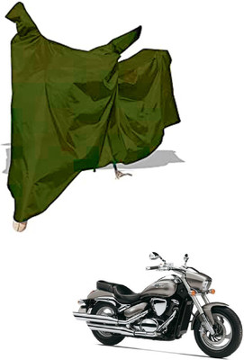 Amexride Two Wheeler Cover for Suzuki(Intruder M800, Maroon)