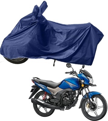 RiderShine Two Wheeler Cover for Honda(CB Shine, Blue)