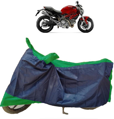 AutoFave Two Wheeler Cover for Ducati(Monster 795, Multicolor, Blue)