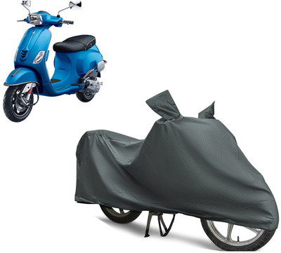 EGAL Waterproof Two Wheeler Cover for Piaggio(BS6, Grey)