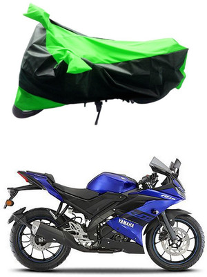 MMSSTAR Waterproof Two Wheeler Cover for Yamaha(YZF R15 V3, Green, Black)