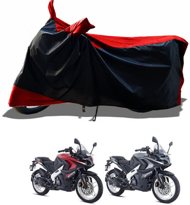 DeepShakshi AUTOMOTIVE Waterproof Two Wheeler Cover for Bajaj(Pulsar RS200 BS6, Red)