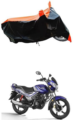 VESMEI Two Wheeler Cover for TVS(Star Euro, Orange)
