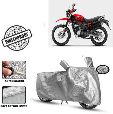 Autoinnovation Waterproof Two Wheeler Cover for Hero(Xpulse 200T, Silver)