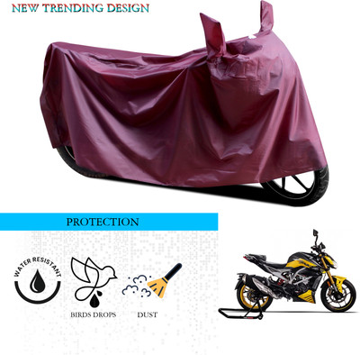 SnehaSales Waterproof Two Wheeler Cover for TVS(Apache RTR 310, Maroon)