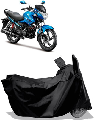 Amexride Two Wheeler Cover for Hero(Glamour i3s BS6, Black)
