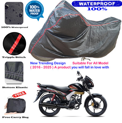 AutoGalaxy Waterproof Two Wheeler Cover for Mahindra(Centuro NXT, Black, Red)