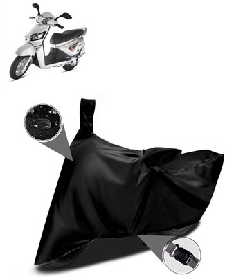 DeepShakshi AUTOMOTIVE Waterproof Two Wheeler Cover for Mahindra(Gusto, Black)