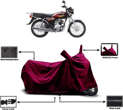 Amexride Two Wheeler Cover for Yamaha(Crux, Maroon)