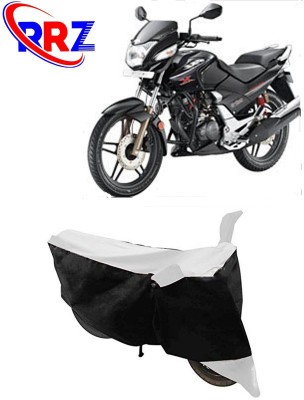 RRZ Waterproof Two Wheeler Cover for Hero(CBZ Extreme, Black, White)