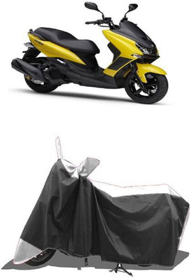 RAAMKM Two Wheeler Cover for Hero, Honda, Bajaj, TVS, Yamaha(Avenger 400 BS6, White, Black)