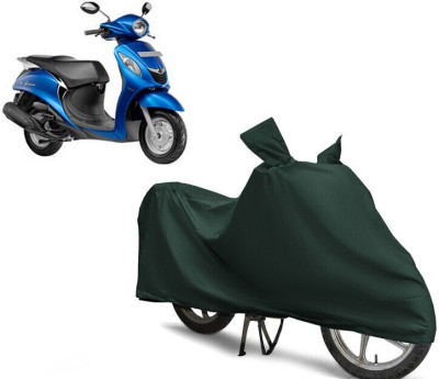 EGAL Two Wheeler Cover for Yamaha(Fascino, Green)