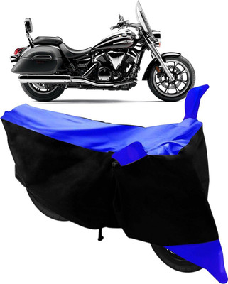 MWBB Waterproof Two Wheeler Cover for TVS(Star, Black, Blue)
