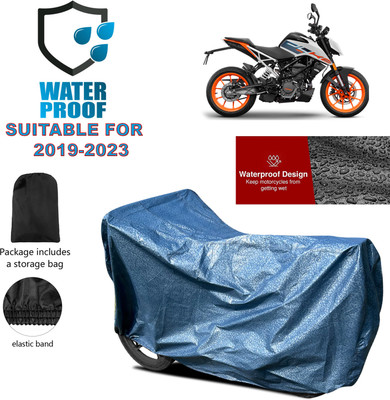PAGORA Waterproof Two Wheeler Cover for KTM(125 Duke, Blue)